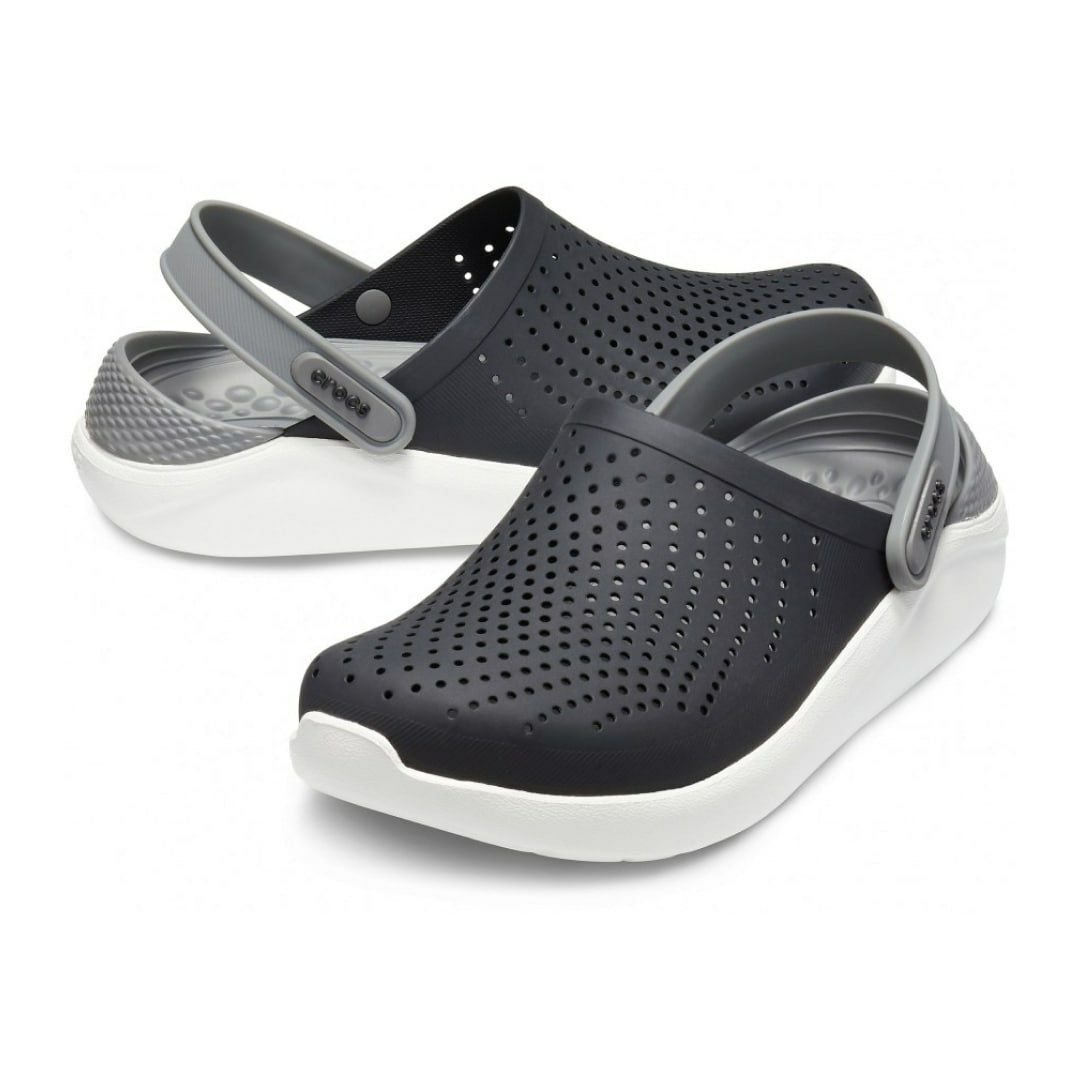 Крокси LiteRide Crocs Black Smoke