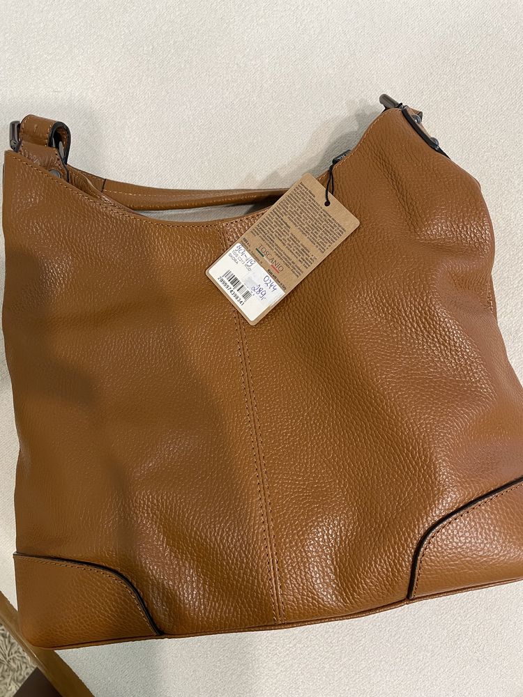 Torba skórzana ruda TOSCANIO