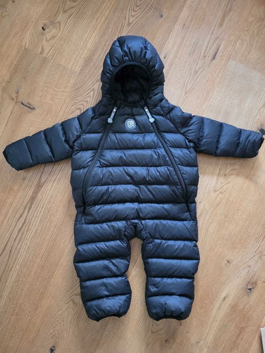 Fluff kombinezon puchowy 6-12 miesięcy czarny