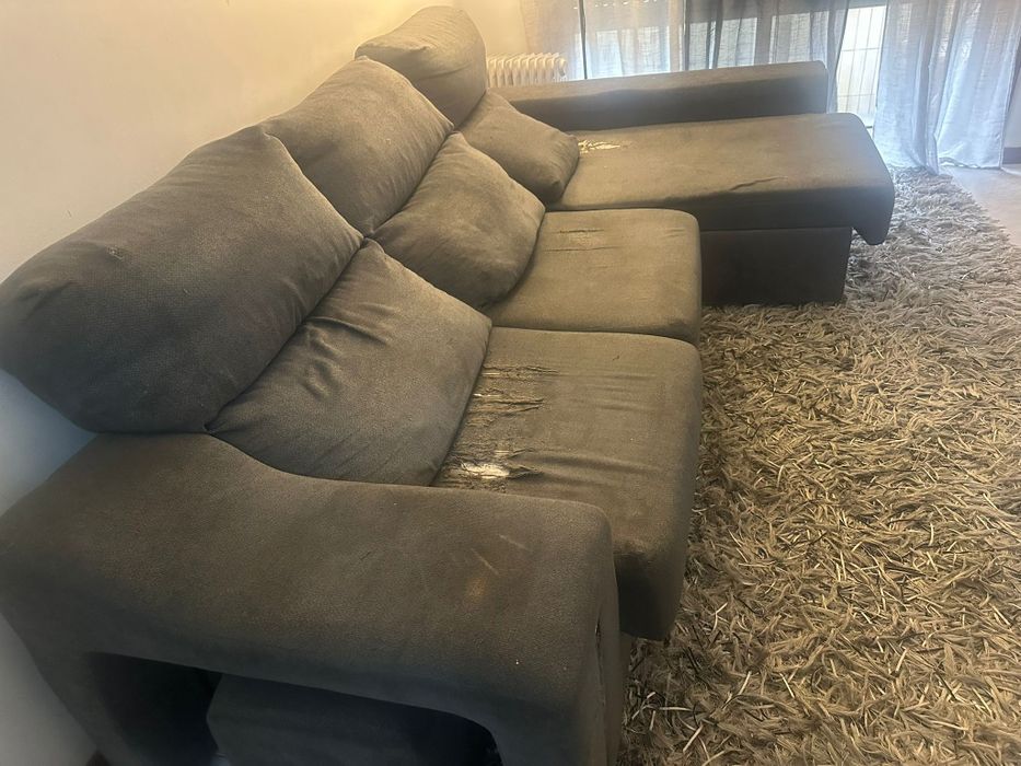 Sofá usado fácil recuperação