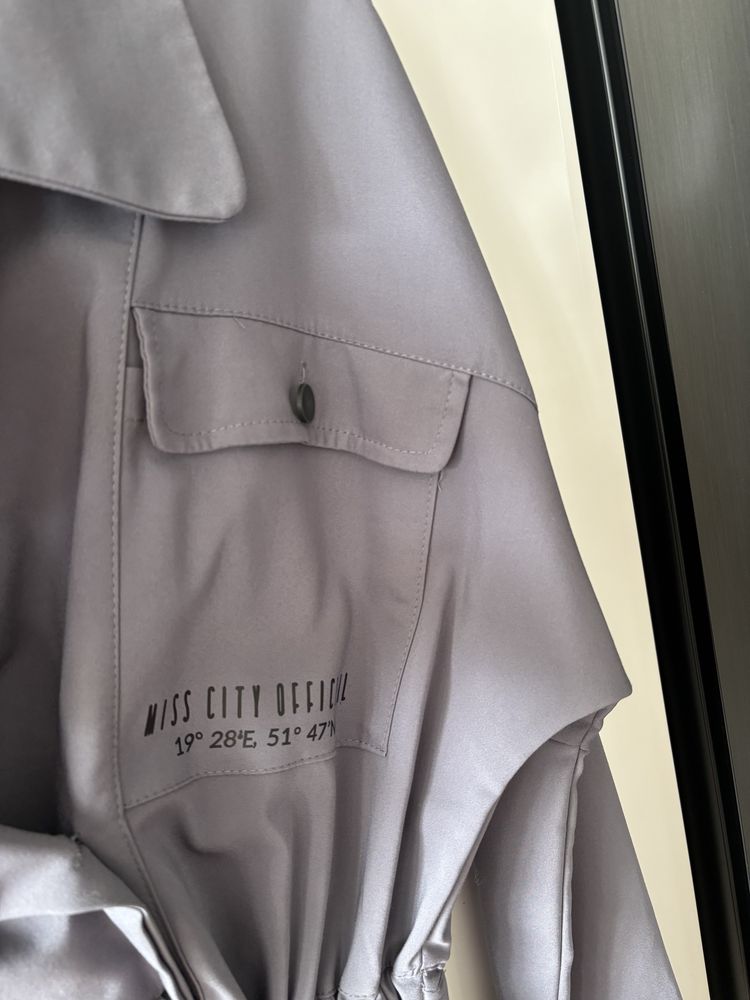 Miss City official sukienka szara ramoneska  M/L 38/40