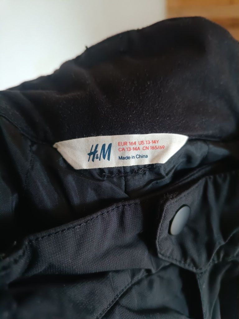 Spodnie narciarskie zimowe ocieplane h&m 164