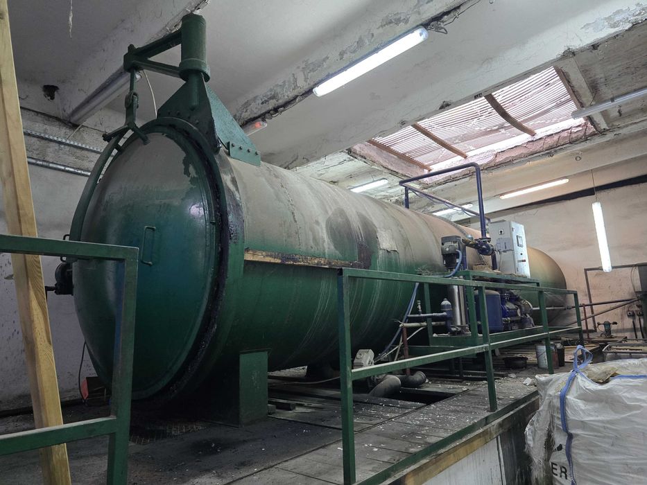 Autoklaw do impregnacji ciśnieniowej drewna