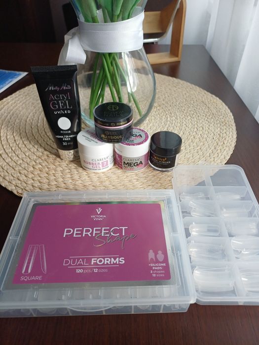 Żele dual formy do paznokci