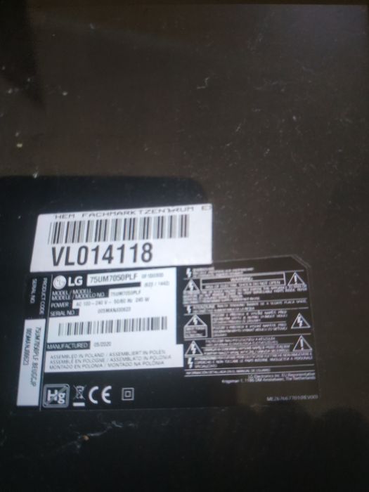 Телевизор LG телевизор 75