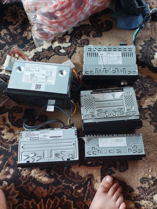 Продам авто магнітола магнітофон Sony xomax auna усілок renegade 550w