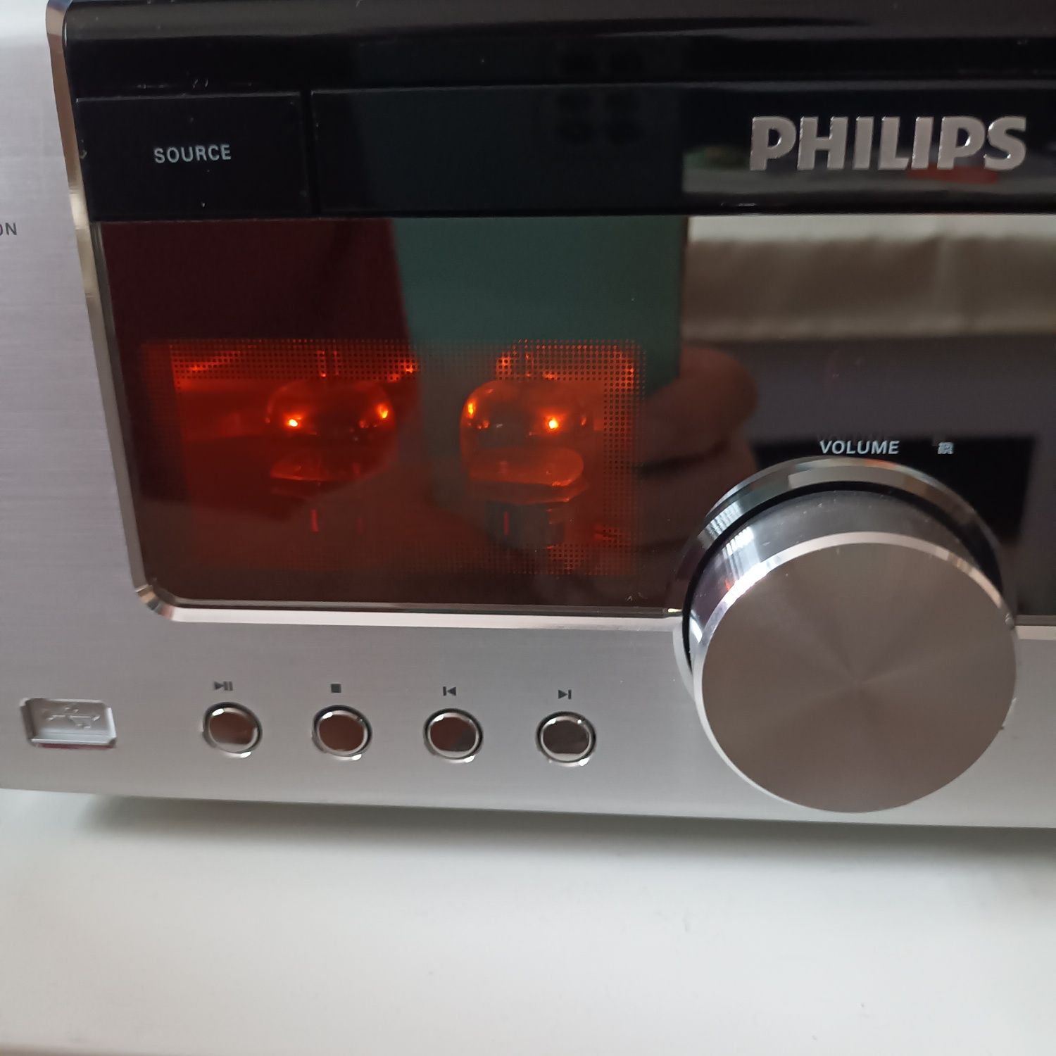 Amplituner philips lampowy