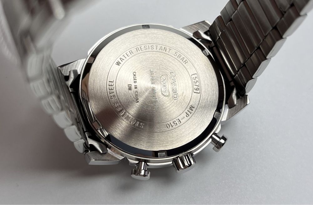 Casio mtp-e510d, чоловічий годинник касіо, касіо хронограф, casio mtp