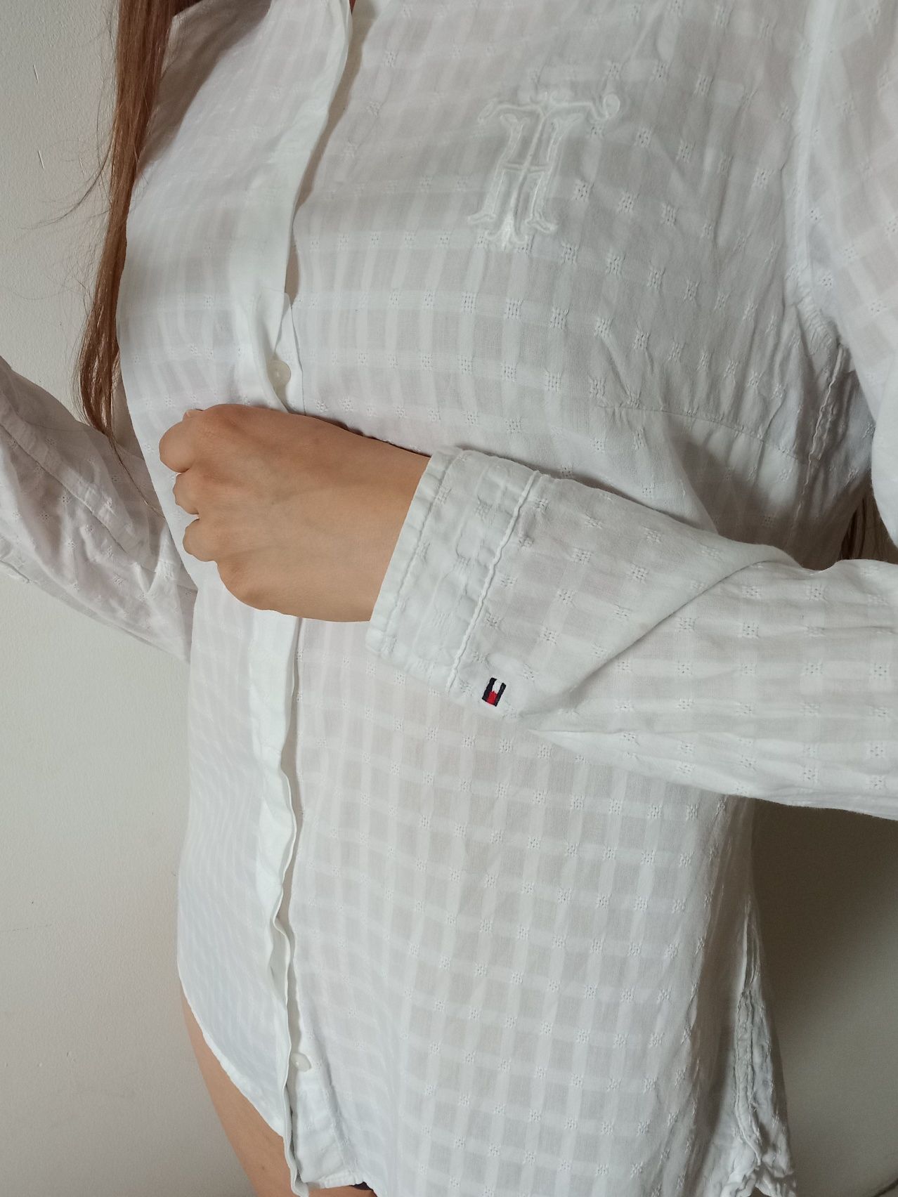Tommy Hilfiger koszula logowana M L