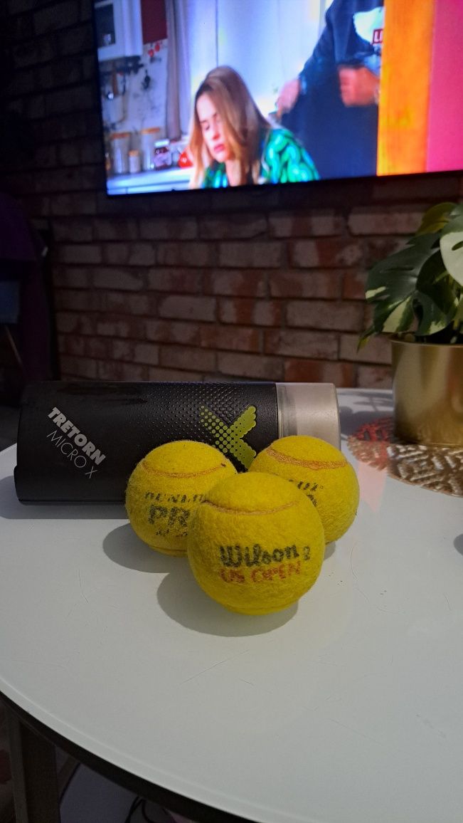 Piłki tenisowe x3 + puszka Tretorn Micro X do tenisa ziemnego Wilson 2