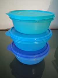 Conjunto de 3 Espaciais Médias Tupperware Novo