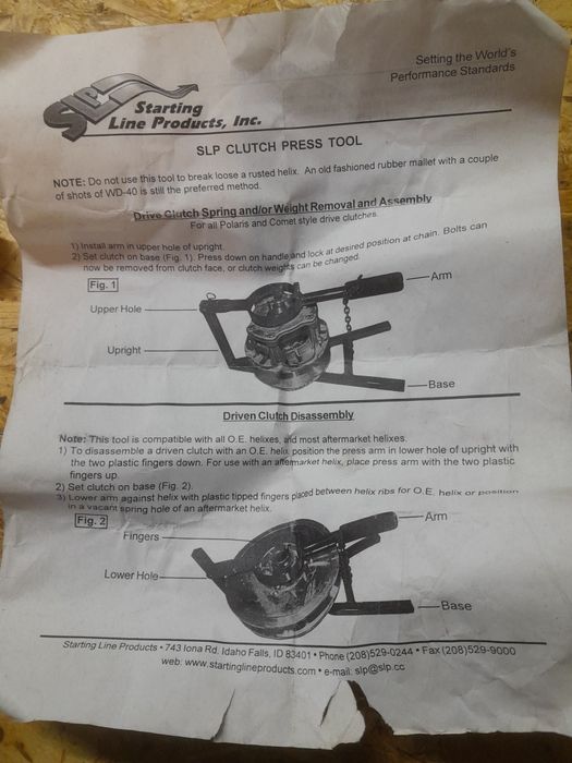 Prensa Variador Polaris