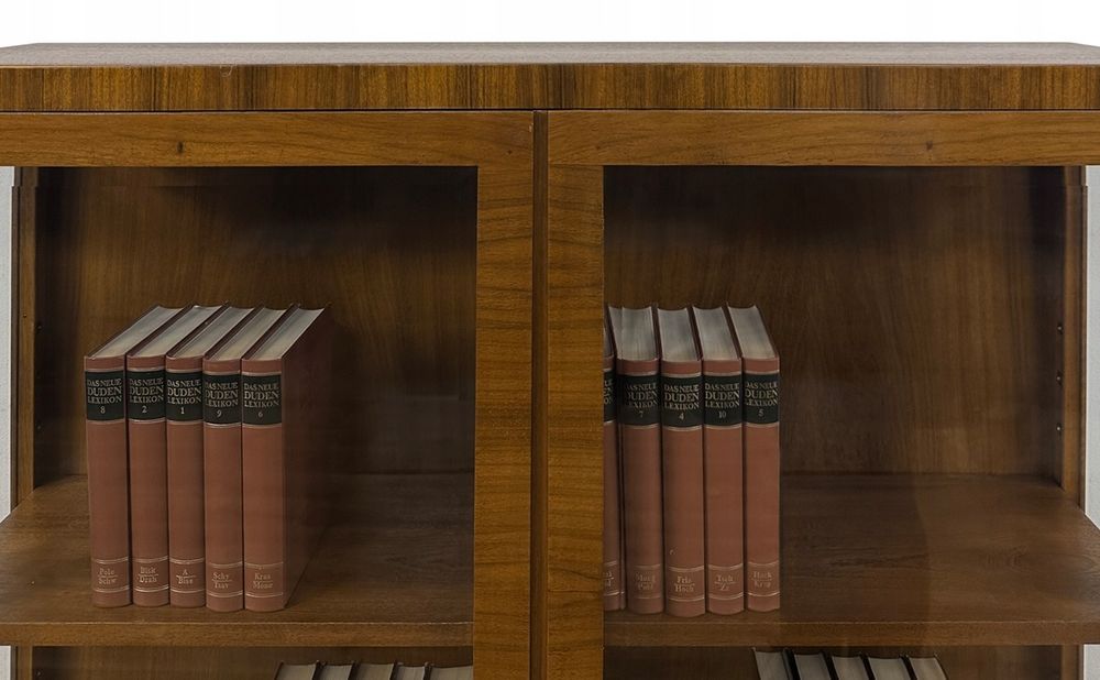 WITRYNA BIBLIOTEKA podręczna ART DECO antyk SZAFKA serwantka