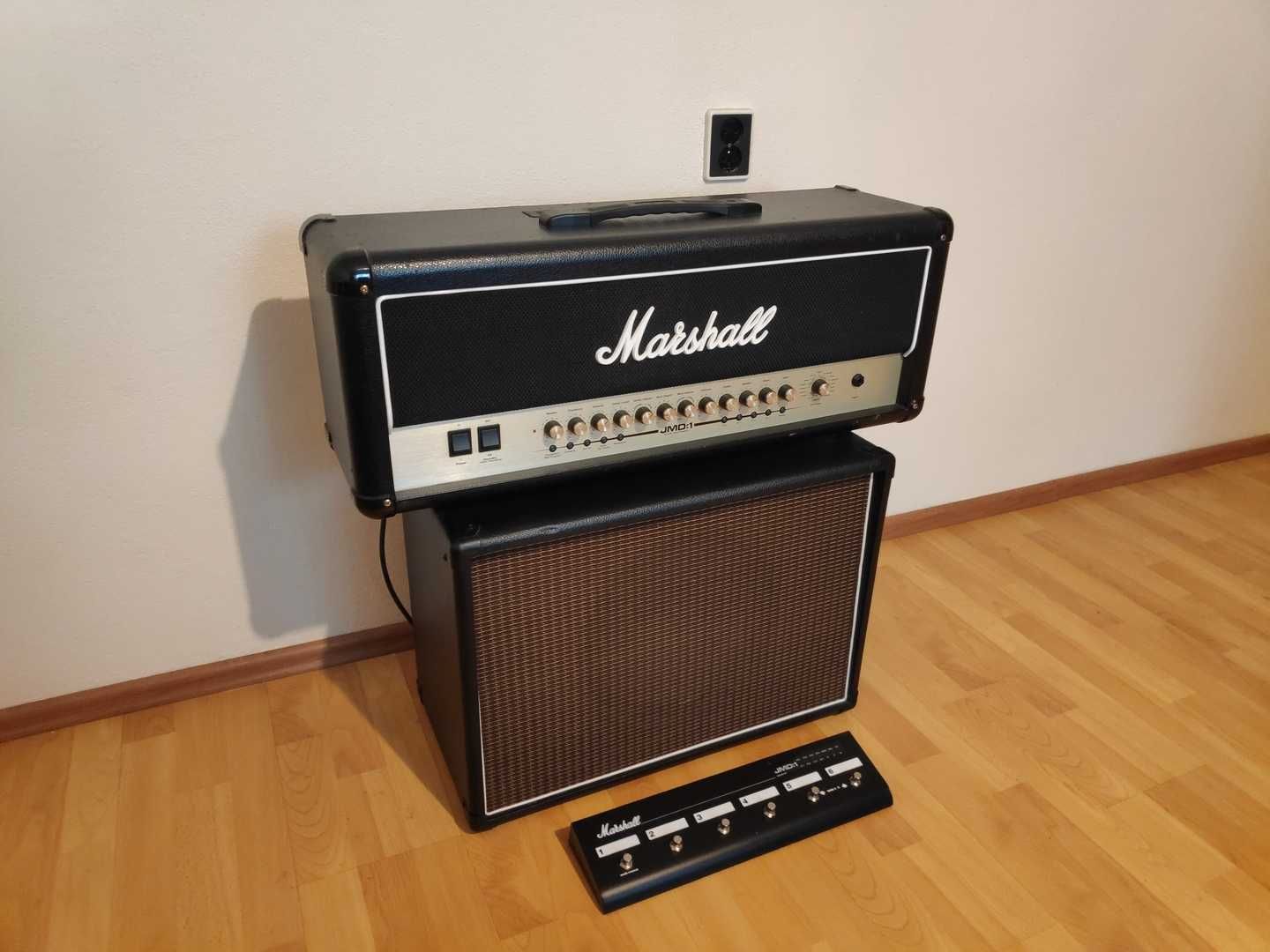 Marshall Head JMD1 50 W plus kolumna Noisy Box Vintage 30