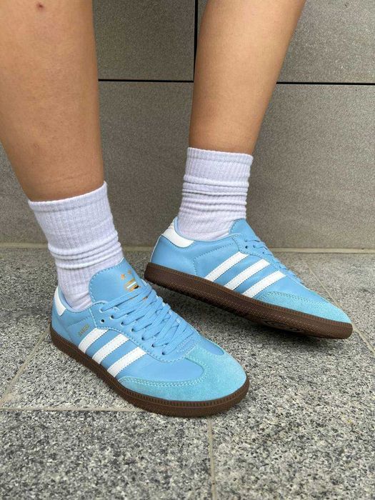 Женские кожаные кроссовки Adidas Samba жіночі кросівки адидас самба