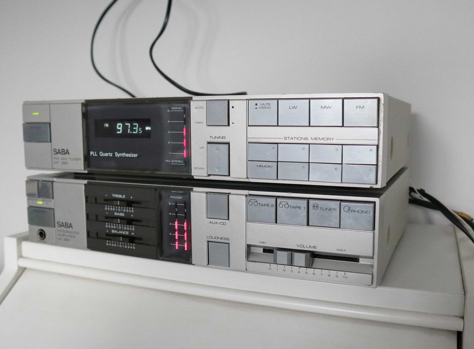 Стойка усилитель + тюнер SABA MI 380 SABA MT 380