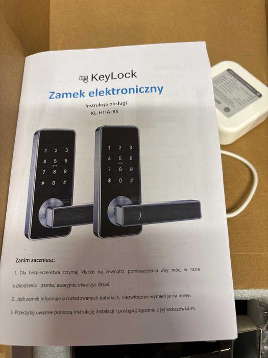 klamka elektroniczna KeyLock KL-H11A-BS