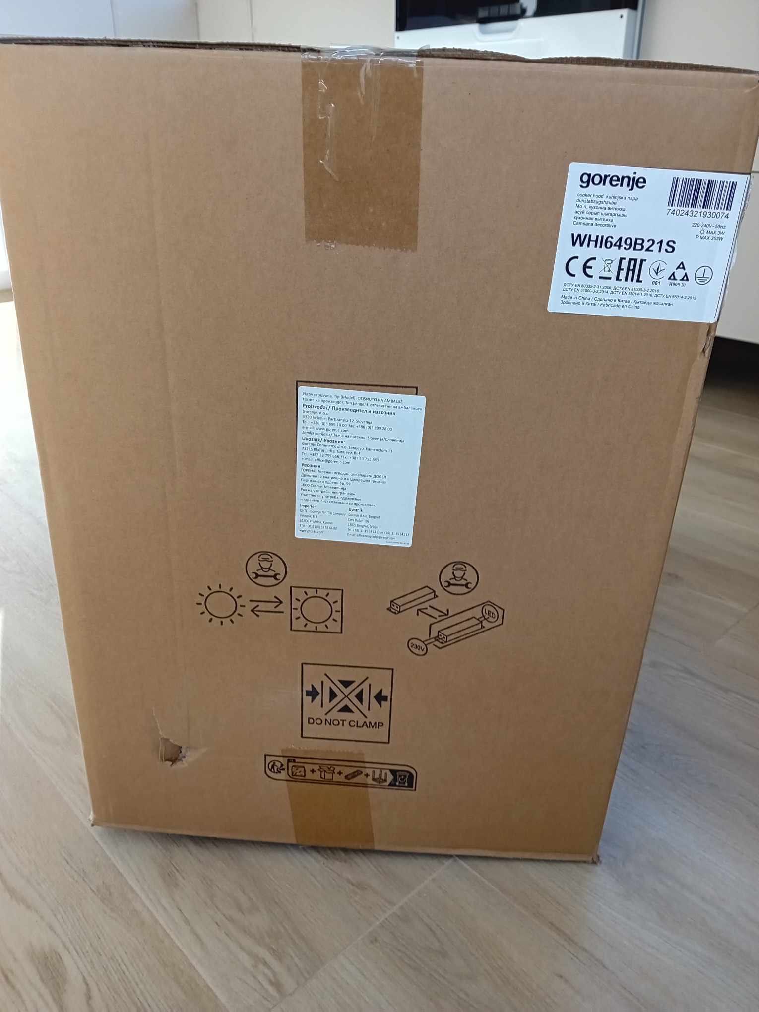Okap kominowy Gorenje