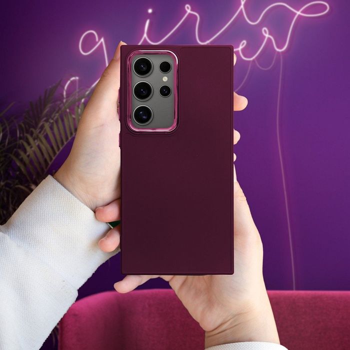 Futerał FRAME do SAMSUNG A55 5G fioletowy