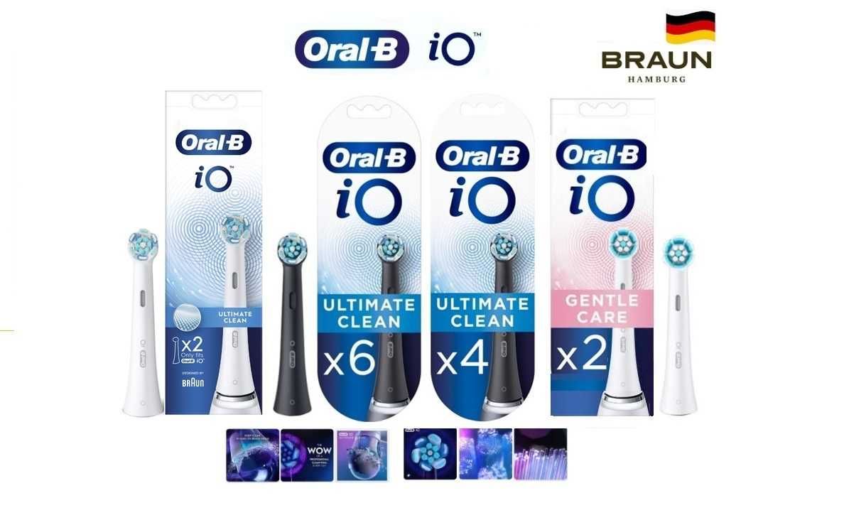 Насадки на електричну зубну щітку Oral-B iO Ultimate Gentle care Clean