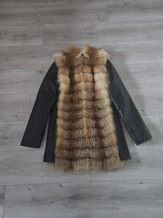 Naturalne futro z lisa i skory rozm.S  nowe
