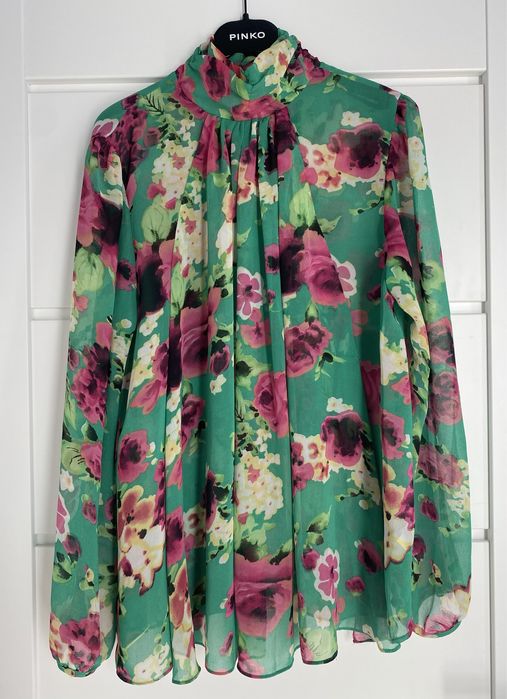 Rant&Rave kwiecista bluzka mgiełka M