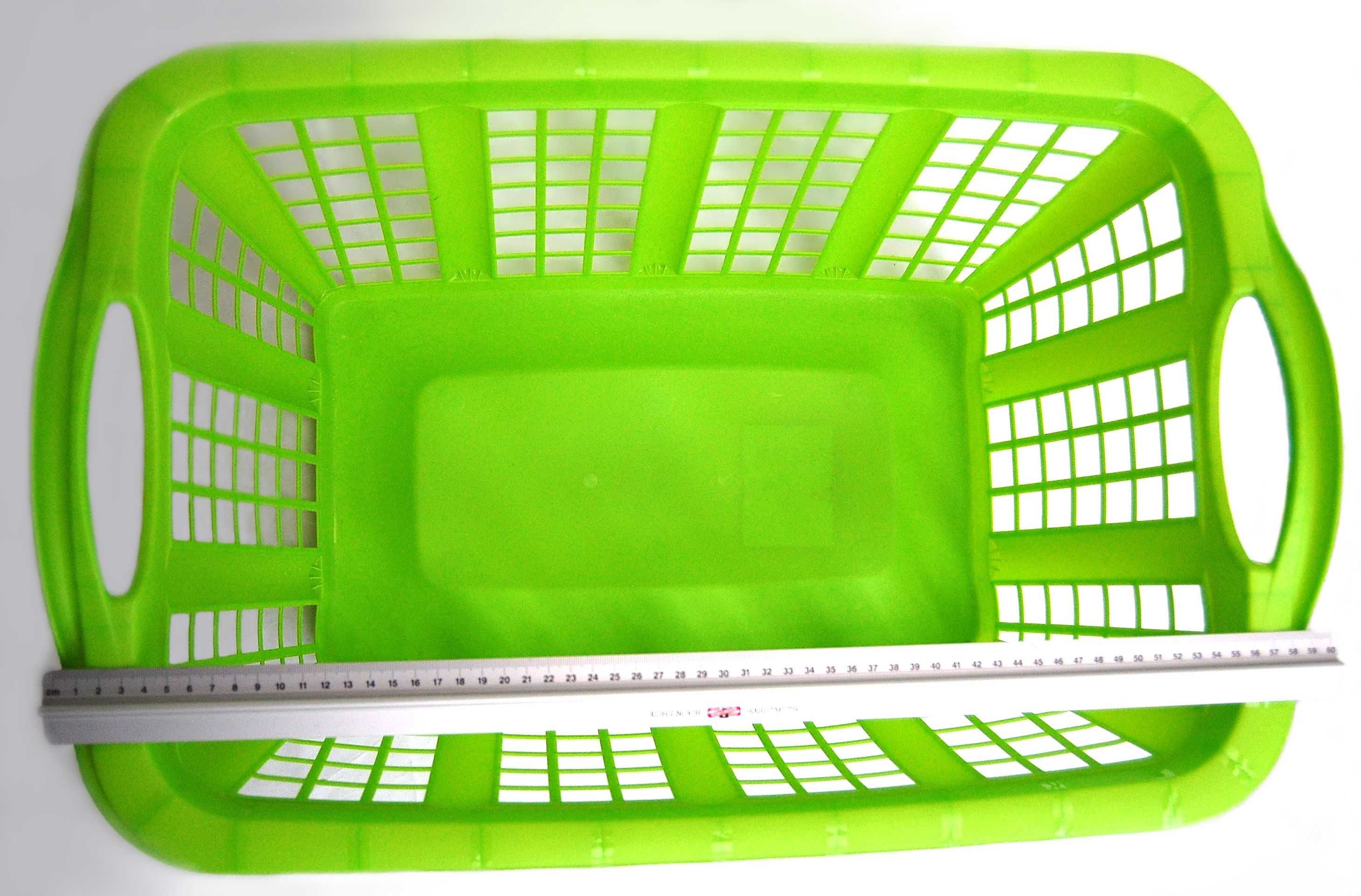 AquaPur nowy kosz na pranie 37l plastikowy, limonkowa zieleń, zielony