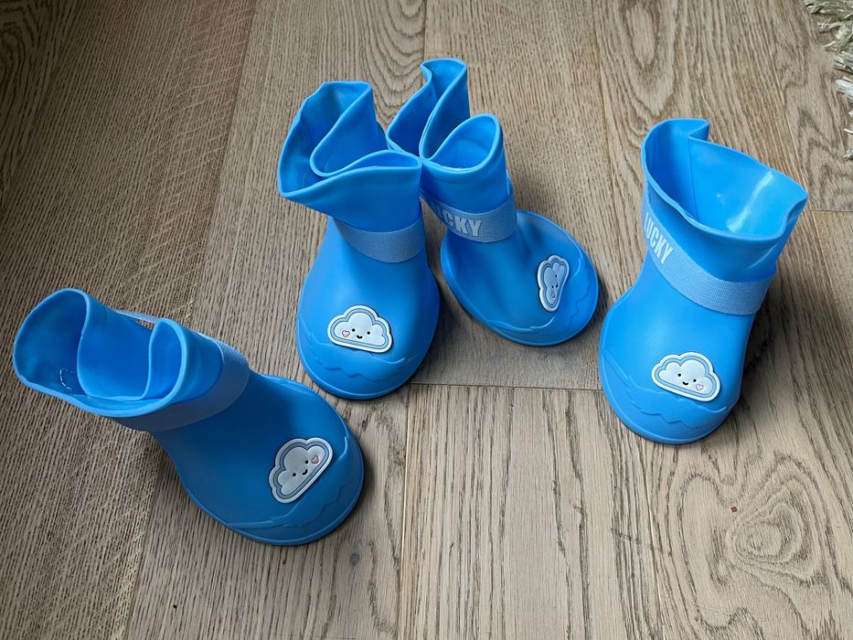 Buty dla pieska wodo szczelne.