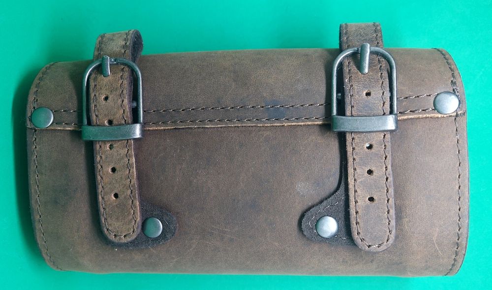 Skórzana torebka rowerowa Gusti Leder bike wolfgang L.