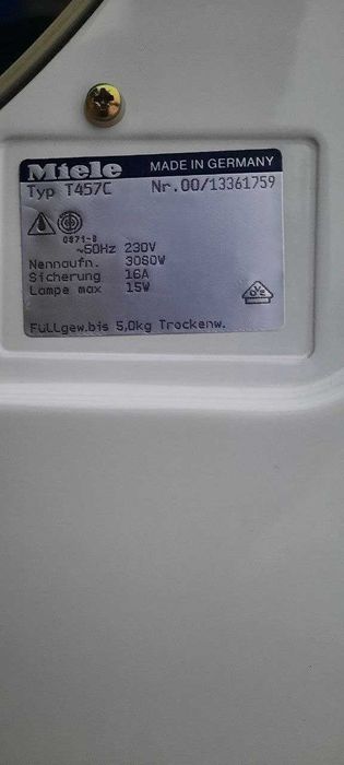 Сушильная машина Miele T457C