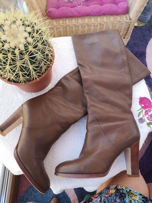 Чоботи зима натуральна шкіра сапоги