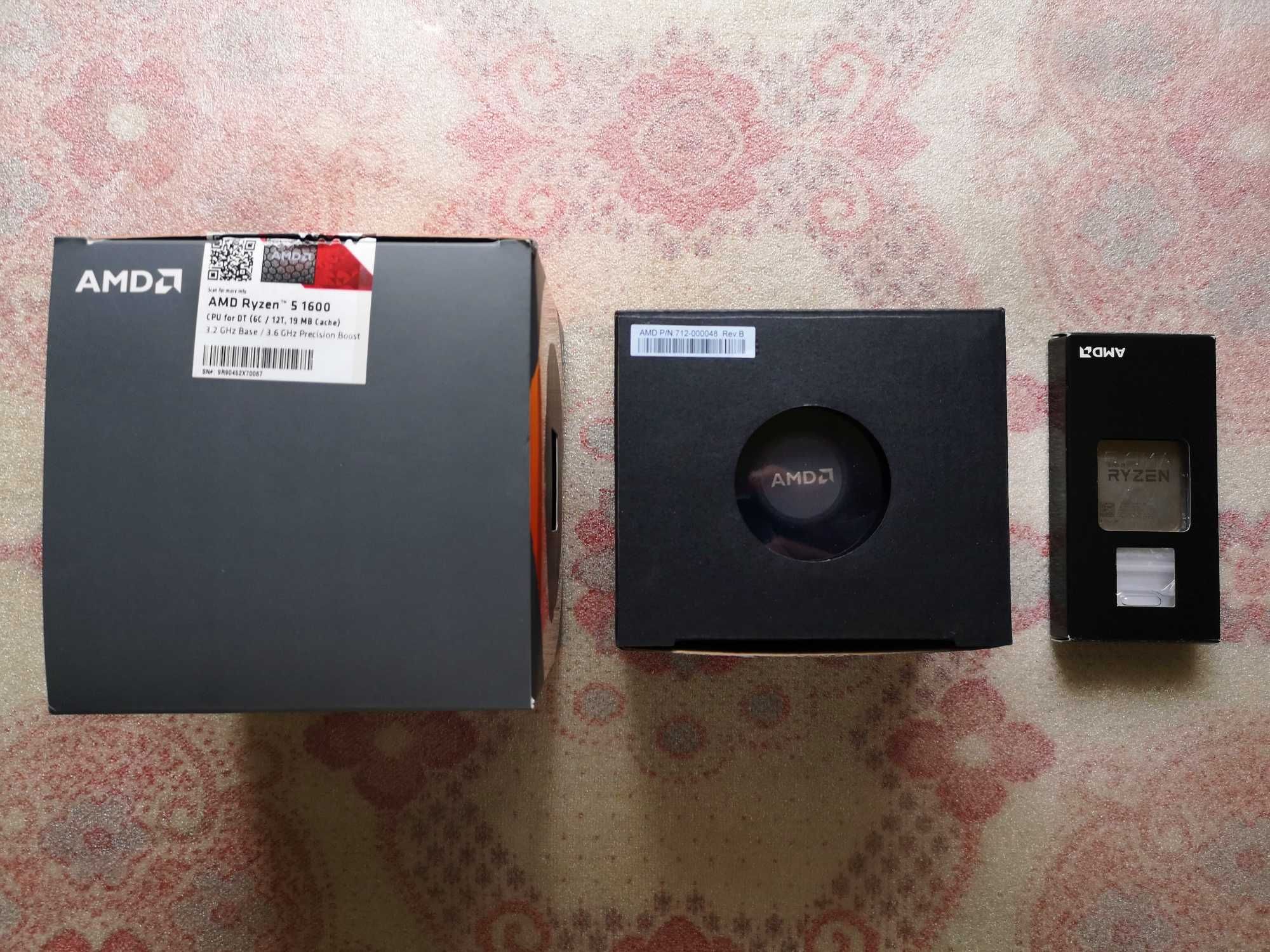 Процесор  Socket AM4  AMD Ryzen 5 1600  3.2-3.6 GHz (YD1600BBM6IAE)