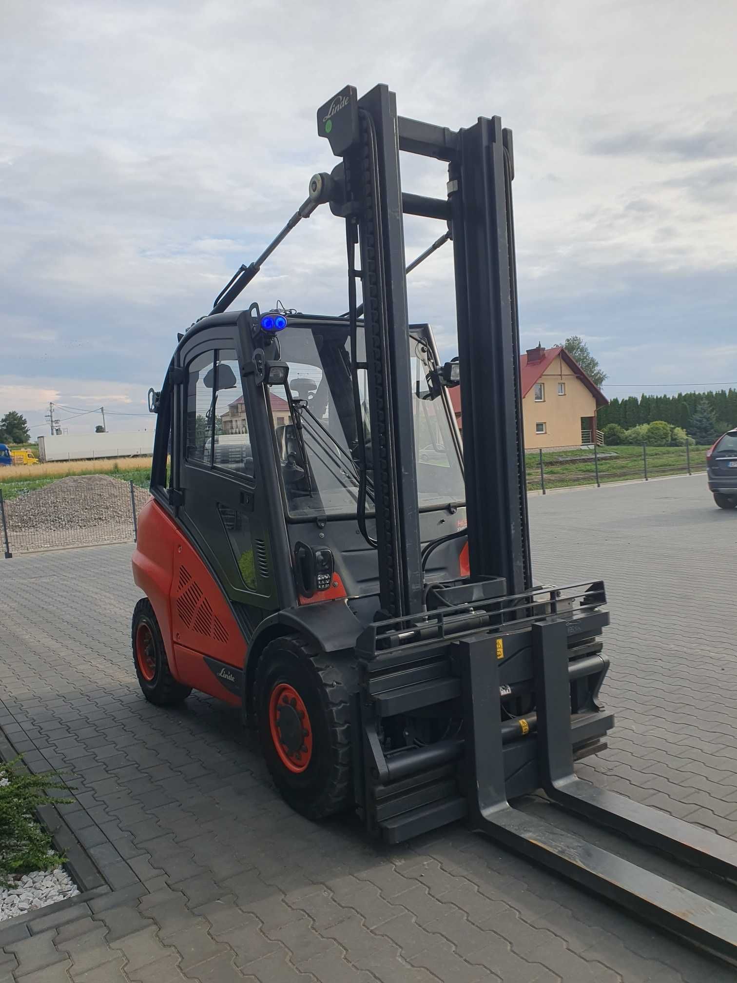 Wózek widłowy Linde H50T 2018r Triplex 4,4 m 4 sekcje H45 H40 H60