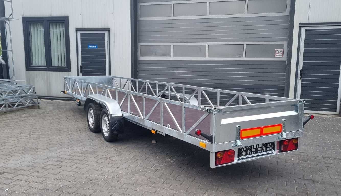 Przyczepka samochodowa dłużyca 610x130 750 kg Producent - TRANSPORT