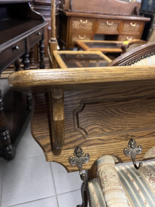 Wieszak dębowy wiszący