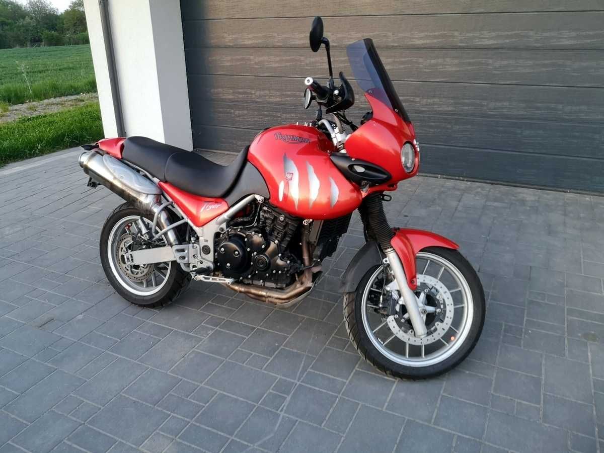 Super moto motocykl Triumph Tiger 955i 1000 zamiana auto samochód