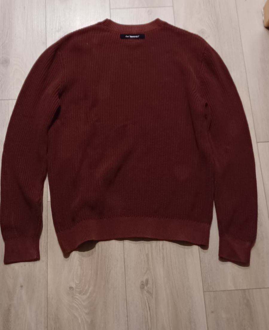 Czerwony sweter meski rozmiar L