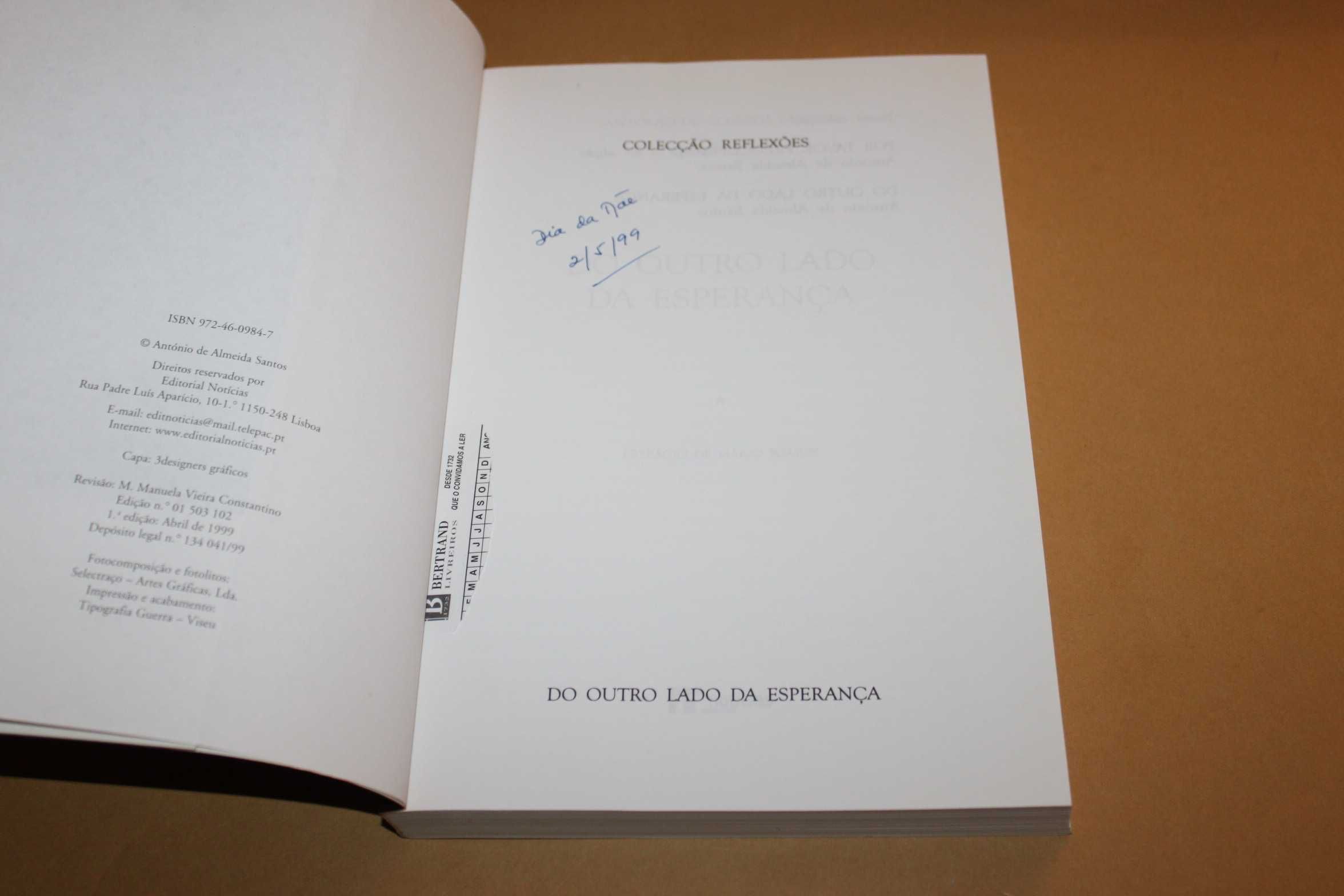 Do Outro Lado da Esperança// António de Almeida Santos