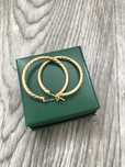 Золотые серьги Dolce&Gabbana кольцевые