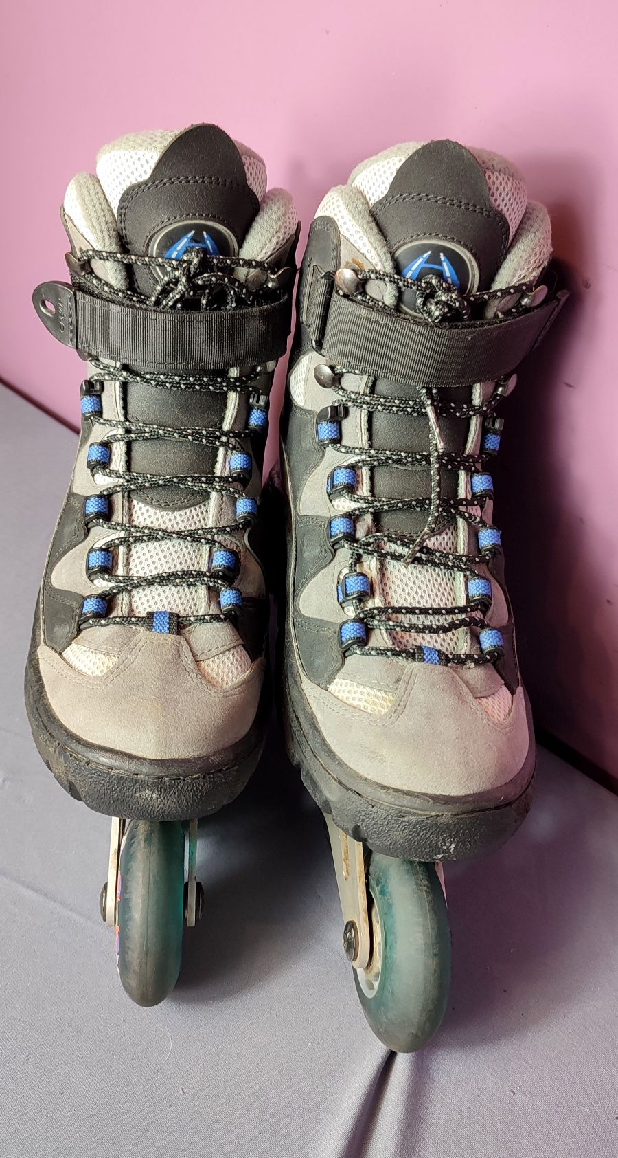 Rolki HYPNO 2 w 1 - buty z odpinanymi płozami - rozmiar 37,5 - 24 cm