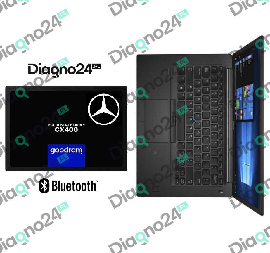 Gotowy Zestaw Laptop + Xentry Mercedes Benz actros atego econic 2023