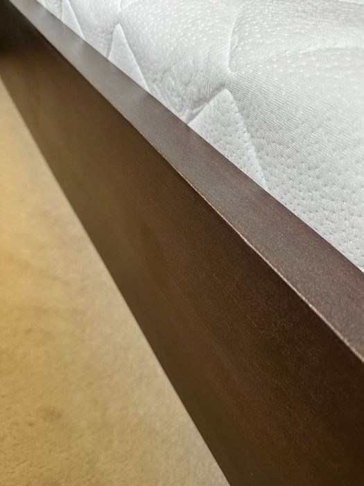 Łóżko drewniane bukowe LAOS lewitujące + materac + stelaż 200x220 WWA