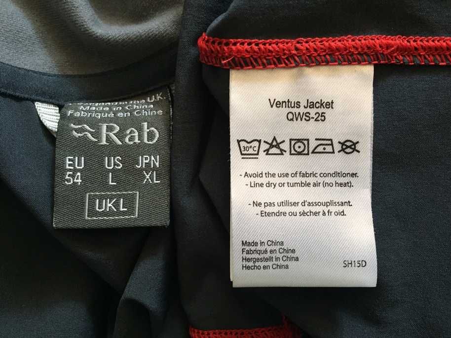 RAB Ventus Jacket Men L/XL kurtka meska trekingowa gorska letnia