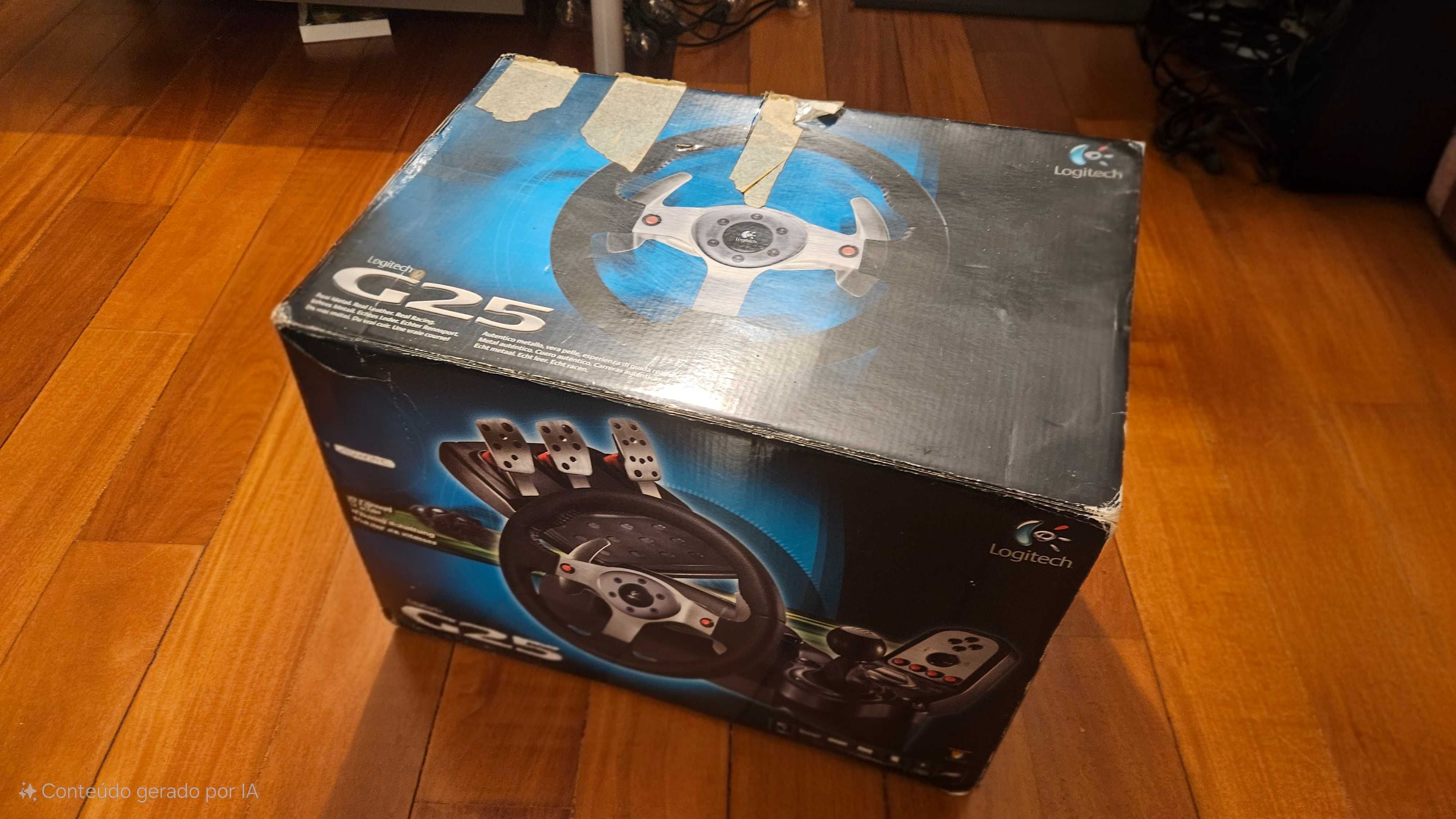Logitech G25 usado, 100% funcional