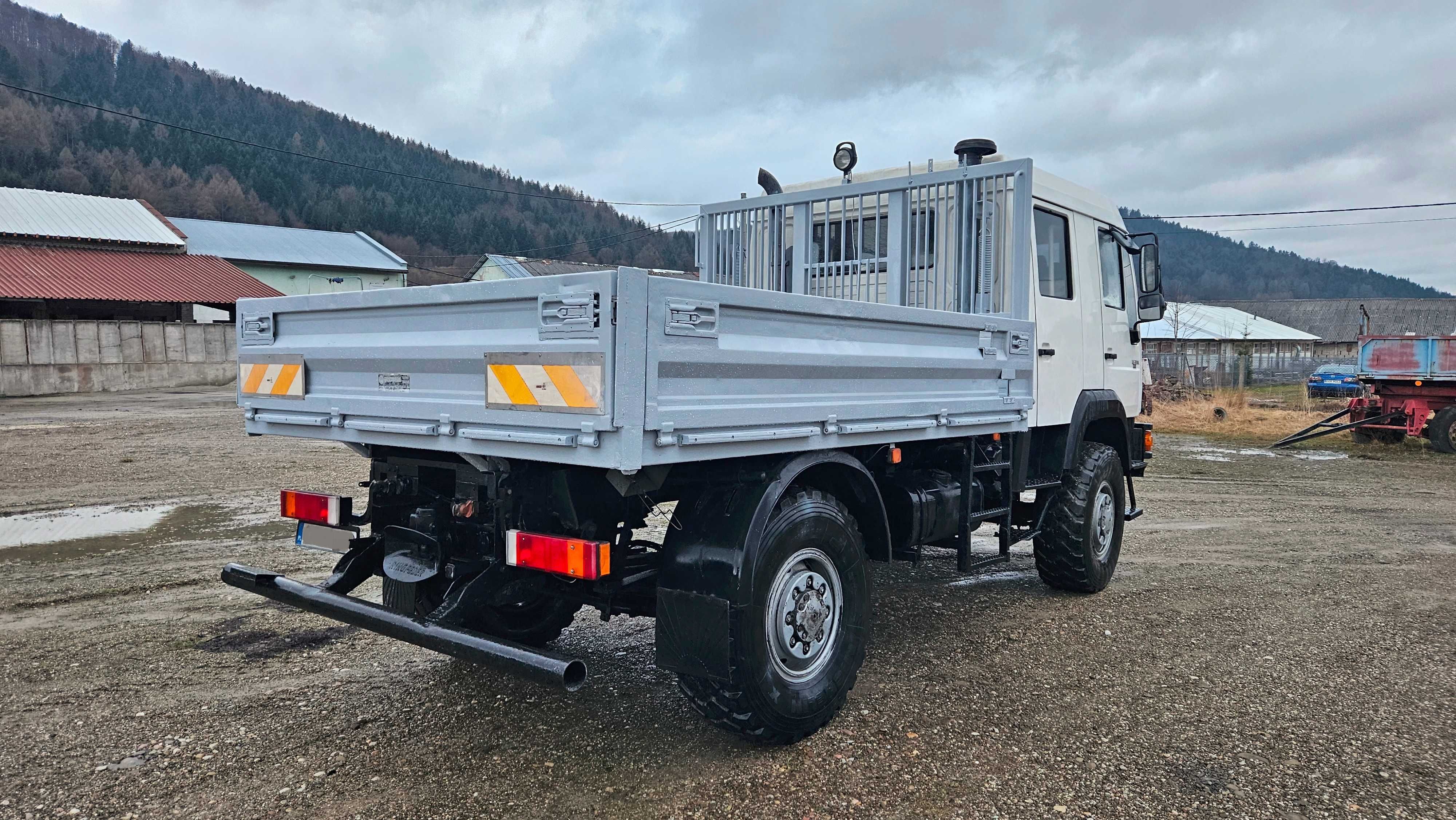 MAN 10.220 LC 4x4 DOKA brygadówka Dubel Kabina Camper 6 osób