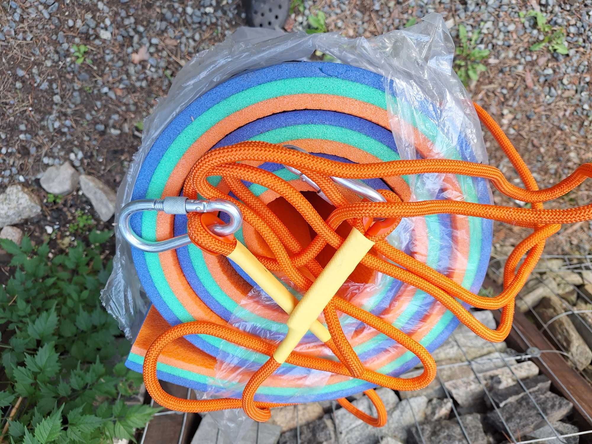 Mata pływająca koc wodny tratwa 220 x 90 x 3 cm