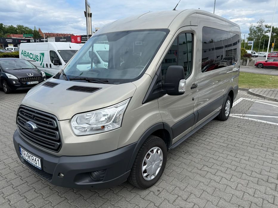 Ford Transit Nowy silnik Bus 9 os Klima 2 str Tempomat 1 właściciel Fv 23% Salon PL
