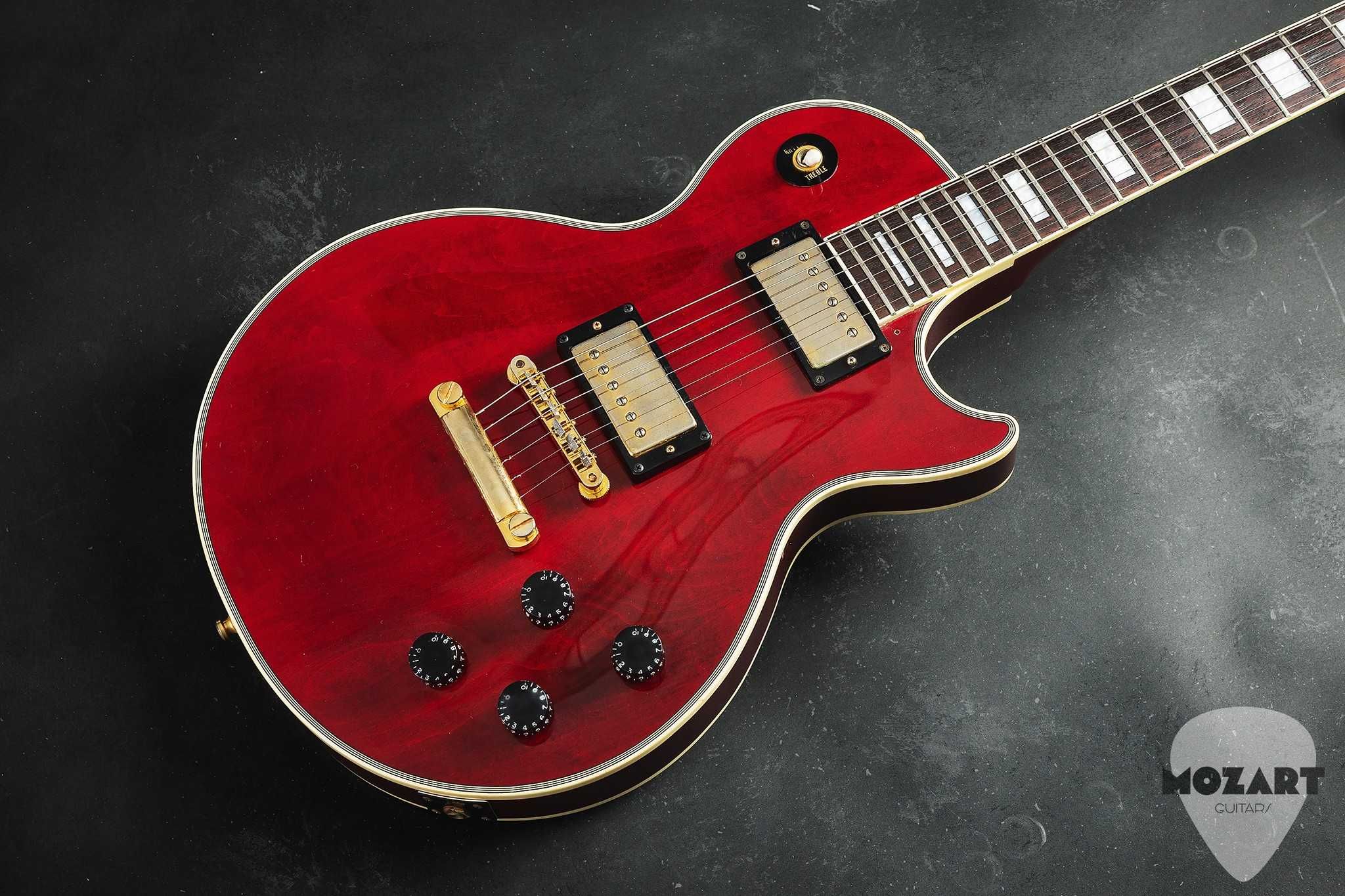 Epiphone LPC-80 Les Paul Custom Made in Japan Wine Red  + Case