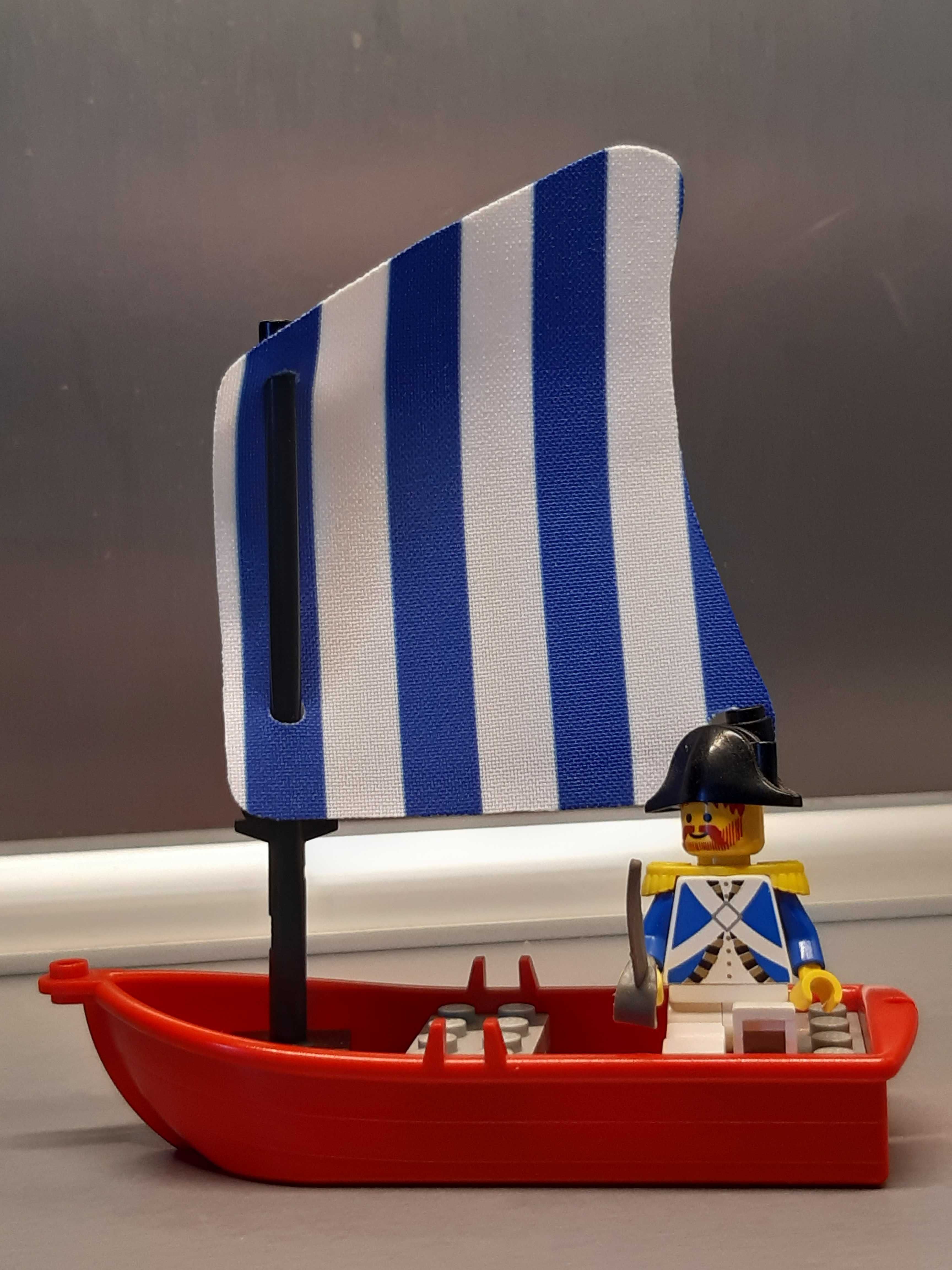 NOWY Żagiel Lego Pirates jak 6273 Niebieski custom
