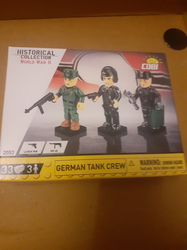 3-pack figurek militarnych z klocków Cobi